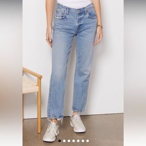 Agolde Kye straight leg crop jeans, 26